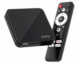 Televizoriaus priedėlis SMART BOX 4K, Android 14, Wi-Fi, Bluetooth, RJ-45
