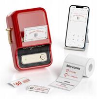 Etikečių spausdintuvas NIIMBOT B21 Pro, raudonas, 53 mm, 300 dpi, BT/USB-C