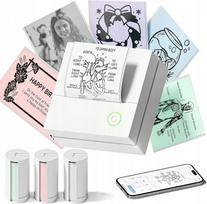 Mini Bluetooth spausdintuvas nuotraukoms ir užrašams telefonui