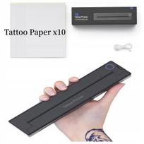 Nešiojamas A4 terminis spausdintuvas tatuiruotėms, BT, USB, tinka išmaniajam telefonui ir kompiuteriui