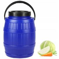 Plastikinis rauginimo kibiras su rankena, 12 l, agurkams