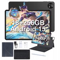 Planšetė 10,1" Unisoc T310, 18GB RAM, 256GB atmintis, Android 15, su dėklu