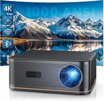 LED projektorius HOPVISION JQ820, 4K, Full HD, 1000 ANSI, Wi-Fi, Bluetooth, juodas
