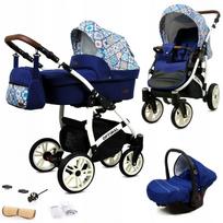 Vaikiška 3 viename vežimėlio sistema BabyLux Optimal: vežimėlis, lopšys, autokėdutė