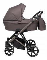 Vežimėlis VESTIN 2in1, šokolado spalvos, lengvas, 12,8 kg