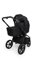 Vežimėlis Muuvo FIVE 2-in-1 Classic Black su adapteriais