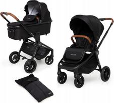 Vežimėlis Muuvo Quick 2in1, juodas (Onyx Black)