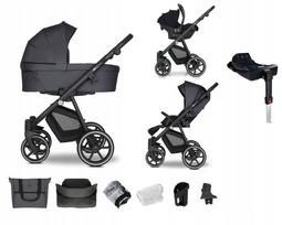 Vežimėlis kūdikiui EMJOT EQ 2.0 4-in-1 su Isofix F.Cosmo baze