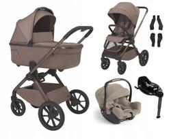 Vežimėlis ESPIRO CLODI 4in1 su JOIE I-STARTER ir BASE ENCOREY, 08 ruda