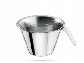Matavimo indas su rankena, 100 ml, nerūdijantis plienas 18/10, BAREQ