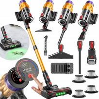 Dulkių siurblys POWERFUL, vertikalus, belaidis, be maišelio, 6in1, 2.2Ah