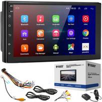 Automobilio radijas MEGA 2DIN, Android, Bluetooth, WiFi, USB, GPS, mikrofonas