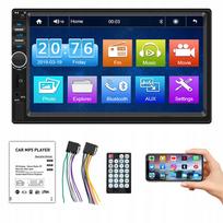 Automobilio radijas 2 DIN, 7", Bluetooth, RDS, USB, AUX, Micro SD, 4x50W, su nuotolinio valdymo pultu