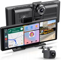 Multimedijos monitorius 10.2" su Android Auto, Apple CarPlay ir galinio vaizdo kamera