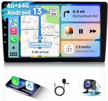 Automobilinė multimedija 9" Android, GPS, CarPlay, WiFi, Bluetooth, USB, 4GB/64GB, QLED