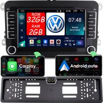 Automobilio multimedija 2DIN su navigacija Android, tinka VW, SEAT, SKODA, PASSAT, GOLF, OCTAVIA