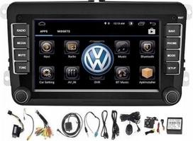 Automobilio multimedijos centras Android 16, 4GB, VW Passat B6/B7, Golf V/VI, Tiguan, Touran, T5, Caddy