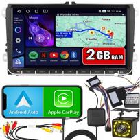 Automobilio radijas su Android, 9", WiFi, Volkswagen Passat B6/B7, Golf 5/6, Seat, Skoda