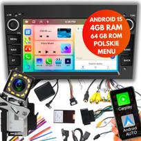 Automobilinė multimedija Android 15, 4GB/64GB, Opel Zafira/Astra/Vivaro/Meriva/Signum, Bluetooth