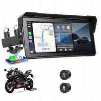 Motociklo multimedijos planšetė su 7" ekranu, CarPlay, Android Auto ir Bluetooth