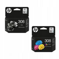 Rašalo kasetės HP 308 juoda (7FP21UE) ir spalvota (7FP20UE)