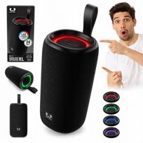 Belaidė nešiojama Bluetooth 5.4 kolonėlė XL, juoda, 24W, su LED