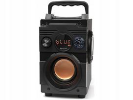 Nešiojama Bluetooth kolonėlė SQUEAK BassBlaster SQ1001 18W, juoda, AUX, USB, SD