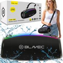 Belaidis Bluetooth garsiakalbis, 120W, USB-C, AUX, TWS