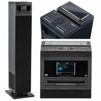 Belaidė kolonėlė AKAI Aerobeat Pillar, 60W, Bluetooth, CD, FM, Qi, USB, MP3, AUX