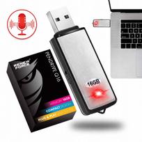 16GB slapta USB diktofono atmintinė