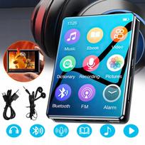 MP3/MP4 grotuvas su 64GB, „Bluetooth“, 2,4" ekranu, FM radiju ir diktofonu