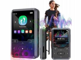 Nešiojamas MP3 grotuvas su Bluetooth, 32GB, FM radijas, žingsniamatis, garso įrašymo funkcija