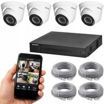 IP stebėjimo rinkinys HIKVISION, 4 kamerų, 4MP, IP67, su įrašymo įrenginiu
