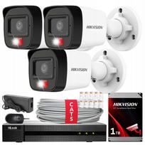 Stebėjimo kamera HiLook IPC-B141H-C, 4MP, IP67, 3 vnt.