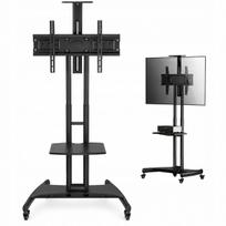 Mobilus televizoriaus stovas su ratukais ART, 32–70", 45 kg, VESA 600x400