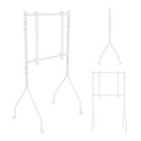Mobilus televizoriaus stovas 37–80", 50 kg, baltas