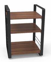 Garso aparatūros stalas Norstone HI-FI LOFT, riešuto spalvos