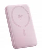 Išorinė baterija Baseus EnerFill FM12, magnetinė, 10000 mAh, 22,5 W, rožinė