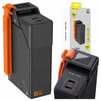 Išorinė baterija Blavec 20000 mAh, 65W, 2x USB-C, greitas įkrovimas