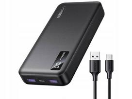 Išorinė baterija UGREEN PB312, 20000 mAh, 20W, juoda, su CCC sertifikatu