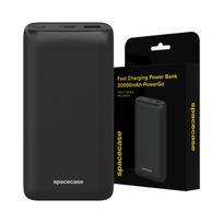 Išorinė baterija SPACECASE PowerGo 20000mAh, PD20W, juoda, PB03-B