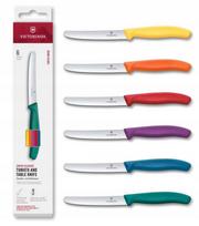 Virtuvinių peilių rinkinys Victorinox Swiss Classic, 6 spalvos, 6 vnt., 6.7836.6C