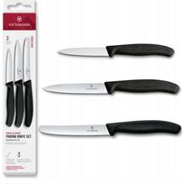 Peilių rinkinys Victorinox Swiss Classic vaisiams ir daržovėms, 3 vnt.