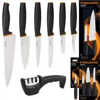 Virtuvinių peilių rinkinys FISKARS CONTROL+ 6 vnt. ir universalus galąstuvas 3in1