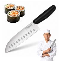 Virtuvinis japoniškas Santoku peilis KAMILLE, mėsai