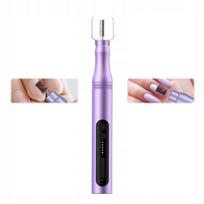 Elektrinė mini nagų freza su USB, violetinė