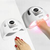 UV LED lempa nagams, 320W, 81 LED, LCD ekranas, profesionali