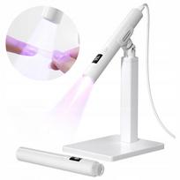 Nagų UV/LED lempa, 3W, balta, su mini stovu, USB