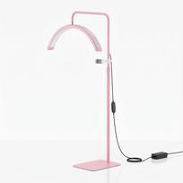 Kosmetinė LED lempa, pusmėnulio formos, blizgi rožinė, 36W