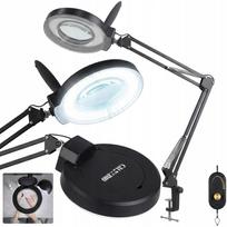 LED kosmetinis didinamasis stalinės lempos, 24 W, juoda, 83 cm